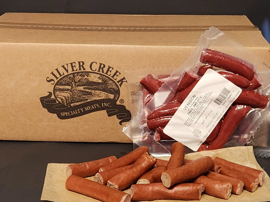 Venison Snack Sticks Ends & Pieces — 50-Pack (400 oz) | Silver Creek Silver Creek