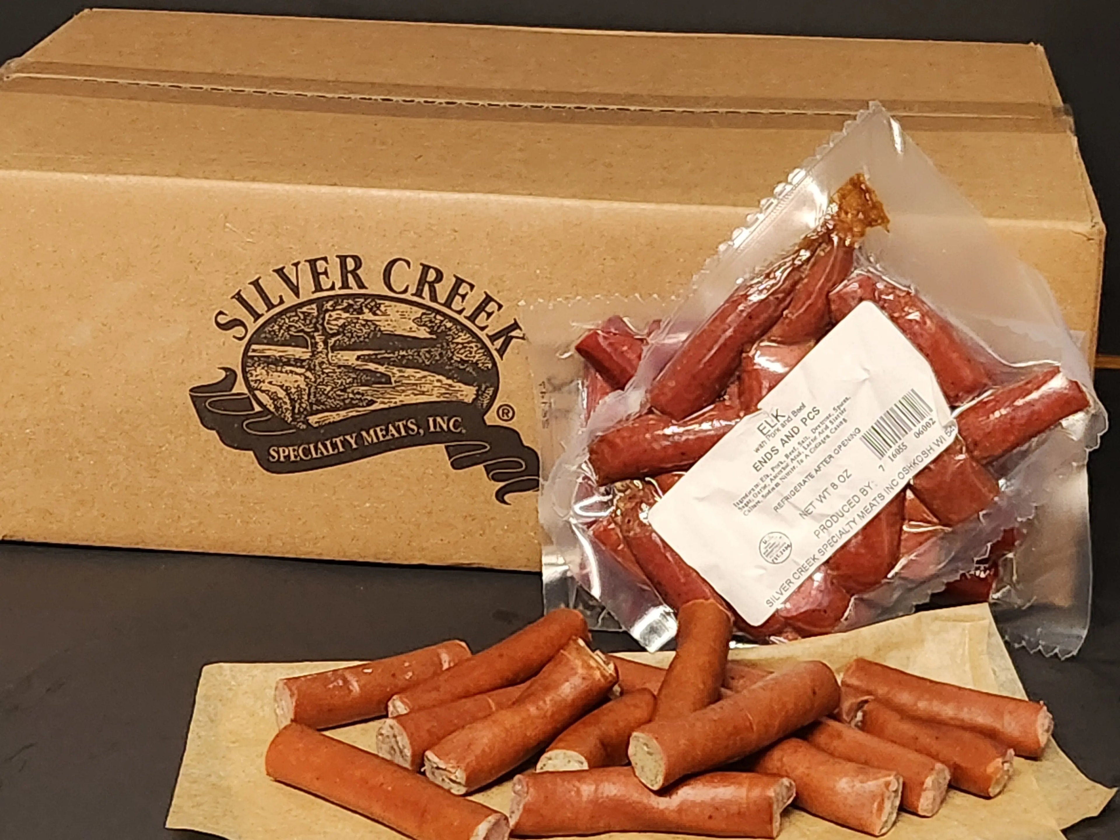 Elk Snack Sticks Ends & Pieces — 3-Pack (24 oz) | Silver Creek Silver Creek