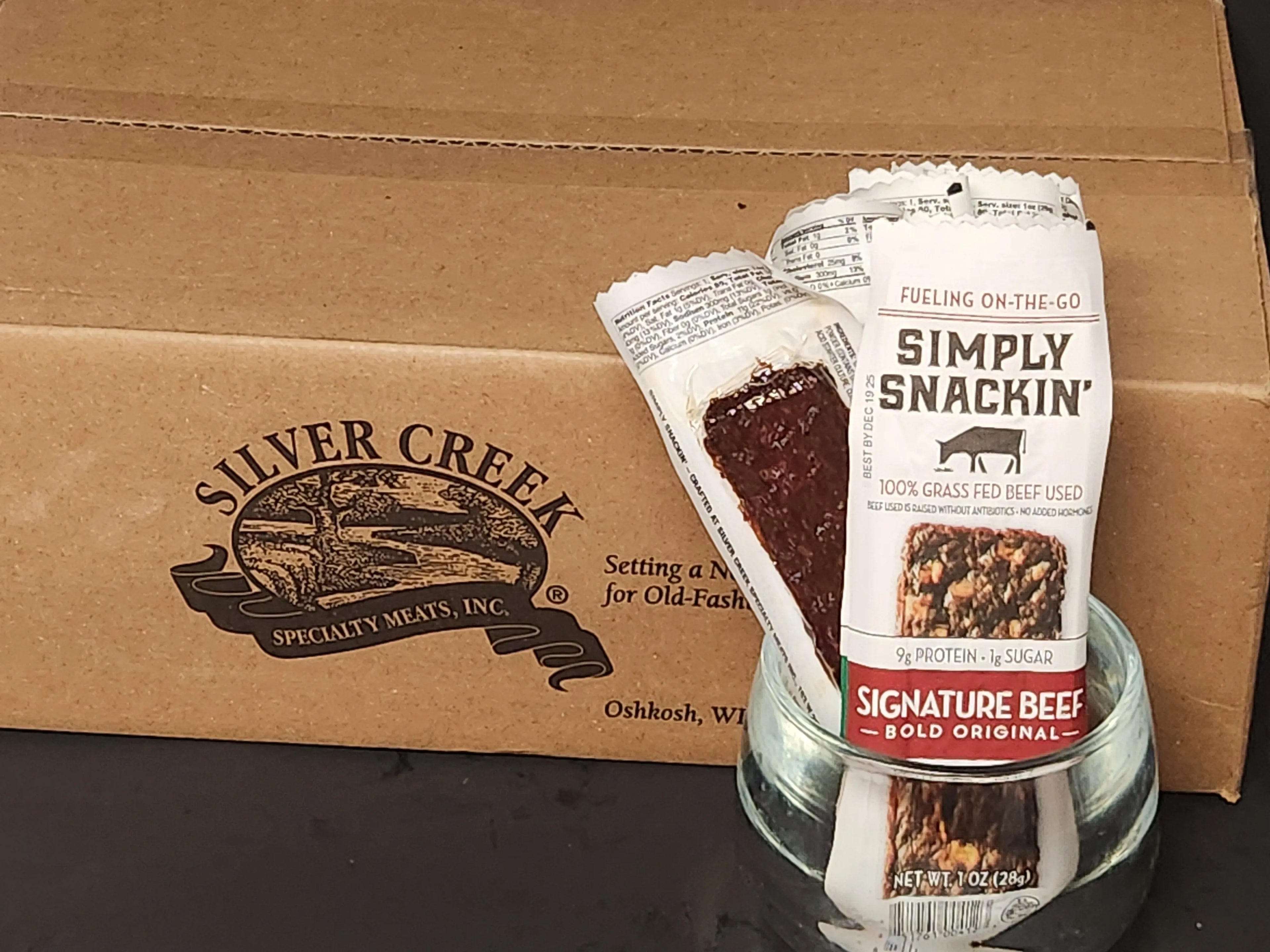 BOLD Original 100% Grass Fed Beef Snack — 150-Pack | Signature Beef simply snackin