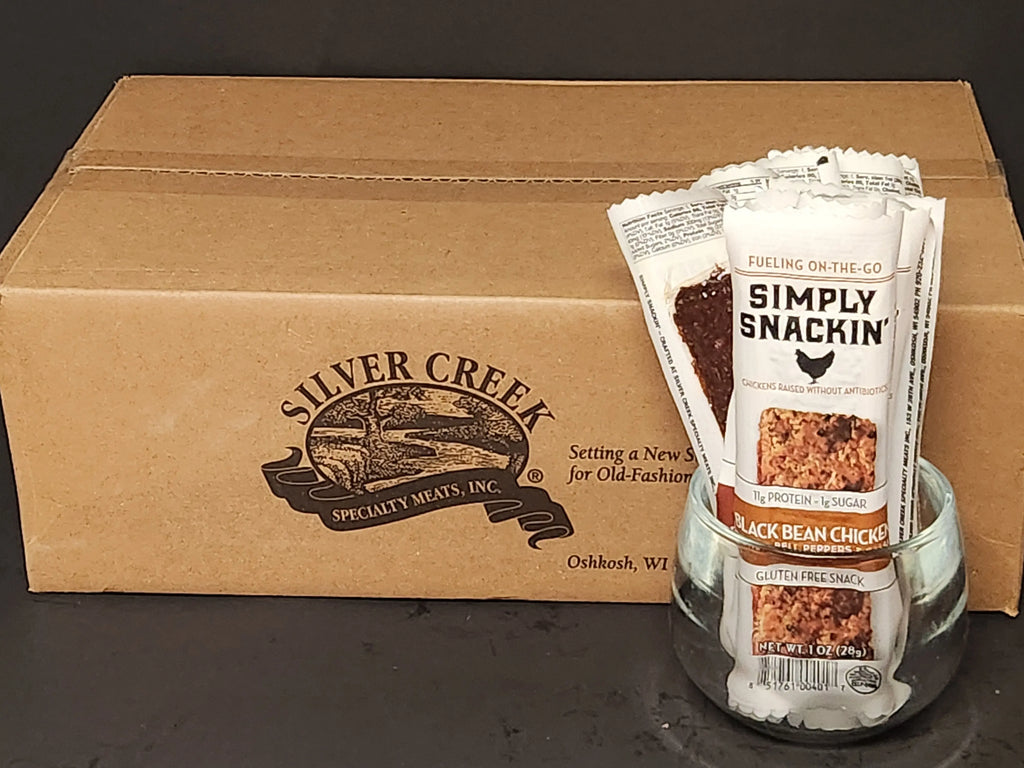 Chicken with Black Bean Salsa Snack — 150-Pack | Simply Snackin' simply snackin